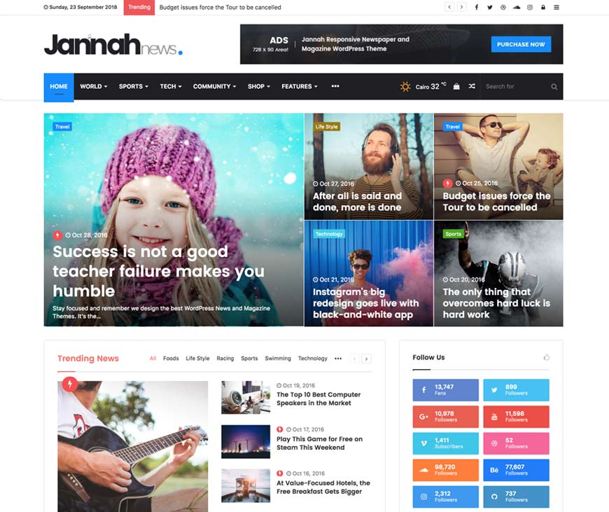 Jannah WordPress theme