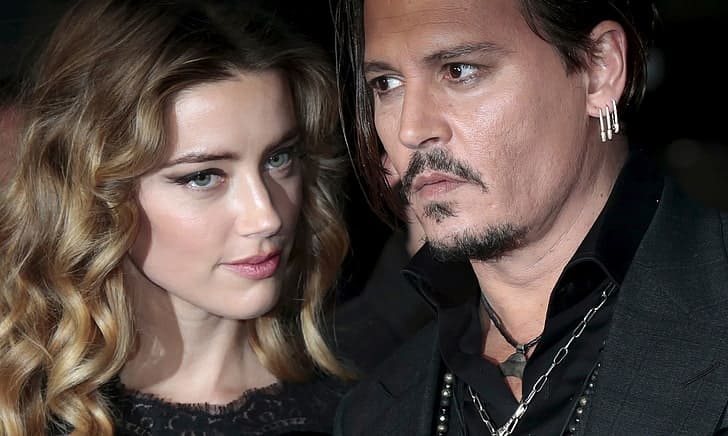 Amber Heard with Johnny Depp