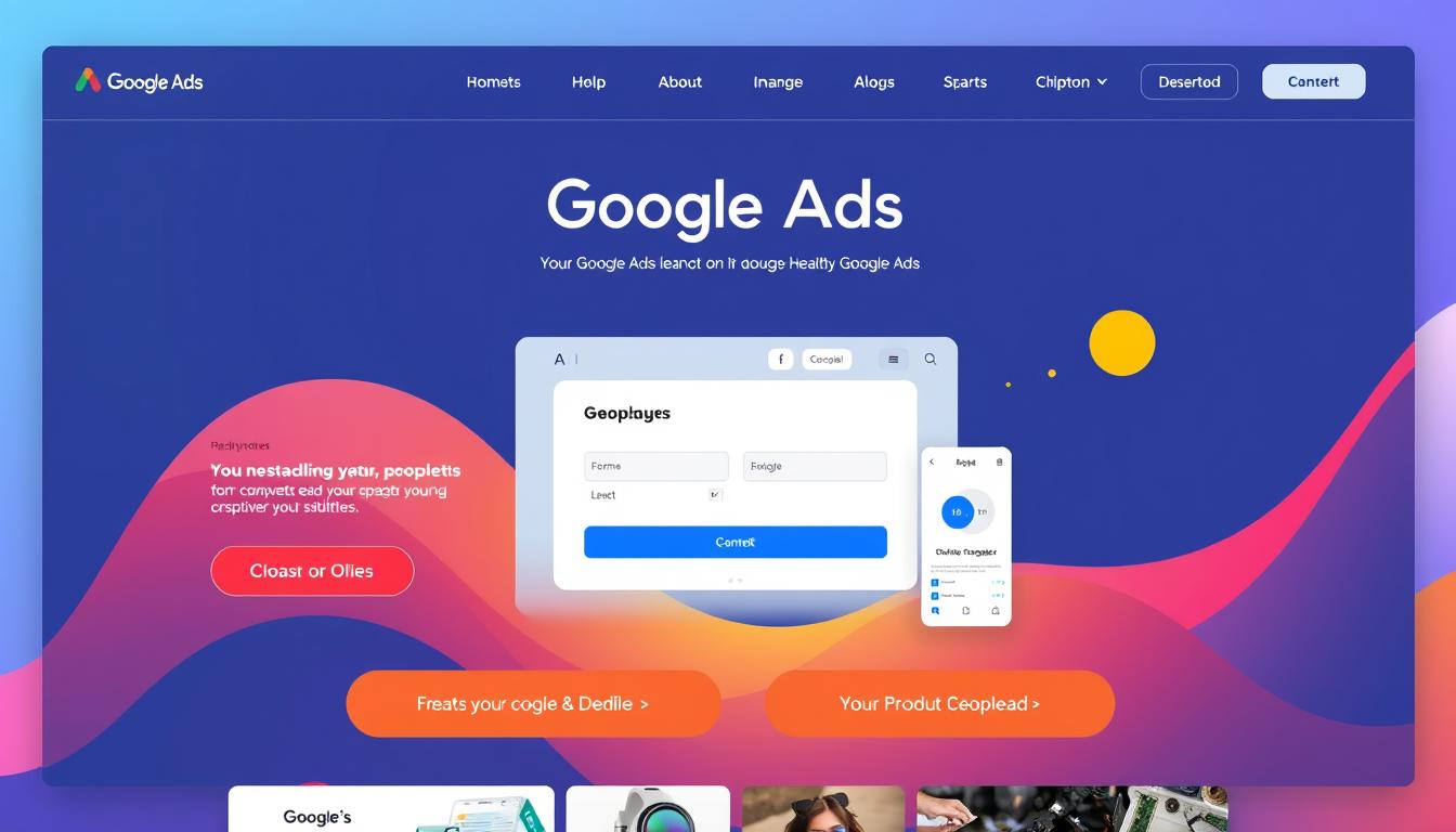 create landing page for google ads