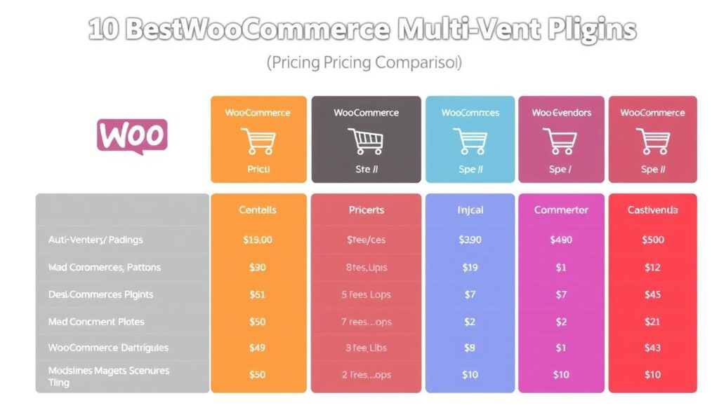 pricing comparison of top multi vendor plugins